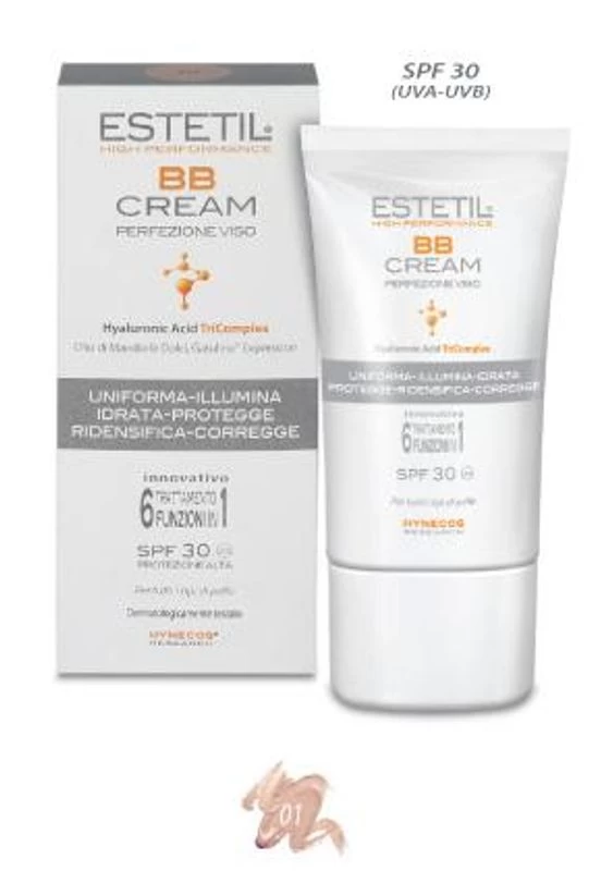 Estetil BB Cream Perfezione Viso 6in1 N.01 40ml 1 Estetil BB Cream Perfezione Viso 6in1 N.01 40ml
