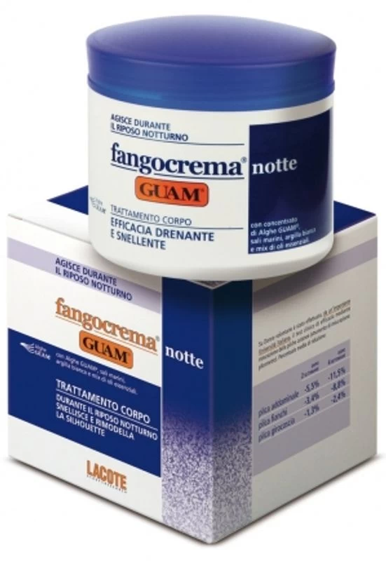 Guam Fangocrema Notte Snellente E Rimodellante 500ml 1 Guam Fangocrema Notte Snellente E Rimodellante 500ml