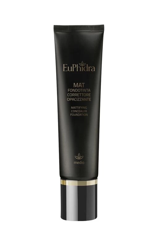 EuPhidra Fondotinta MAT Correttore Opacizzante Medio 30ml 1 EuPhidra Fondotinta MAT Correttore Opacizzante Medio 30ml