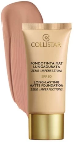 Collistar Fondotinta Mat Lunga Durata Zero Imperfezioni N. 5 Miele 30 Ml