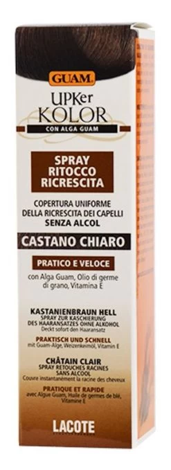 Guam UPKer Kolor Spray Ritocco Ricrescita Castano Chiaro 75ml