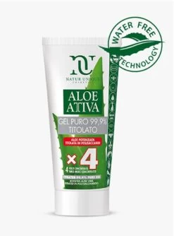 Natur Unique Aloe Attiva Gel Puro 99.9% Titolato 200ml
