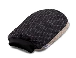 Isha Cosmetics Guanto Esfoliante Per Viso E Corpo Colore Nero 1 Pezzo