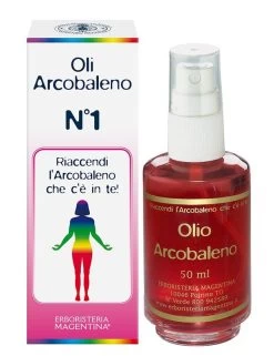 ERBORISTERIA MAGENTINA Srl Olio Arcobaleno N. 1 Rosso Sostegno 50ml