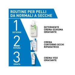 CeraVe Crema Viso Idratante Con Acido Ialuronico 50 Ml -Negozio Di Prodotti Per La Cura cerave crema viso idratante per pelli normali e secche 52ml 7 1665657445
