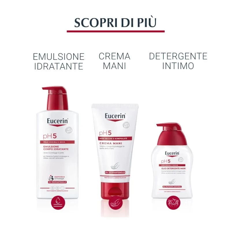 Eucerin PH5 Gel Doccia Dermoprotettivo Bipack 2x400ml 6 Eucerin PH5 Gel Doccia Dermoprotettivo Bipack 2x400ml - immagine 6