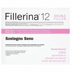 Fillerina 12 Double Filler Sostegno Seno Grado 3 Trattamento Intensivo 15 Dosi Crema + 15 Dosi Gel D
