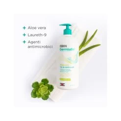 Isdin Germisdin Aloe Vera Igiene Corpo Quotidiana 1 Litro -Negozio Di Prodotti Per La Cura isdin germisdin aloe vera gel da bagno senza sapone 1000ml 3 1645521291