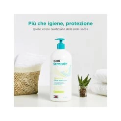 Isdin Germisdin Aloe Vera Igiene Corpo Quotidiana 1 Litro -Negozio Di Prodotti Per La Cura isdin germisdin aloe vera gel da bagno senza sapone 1000ml 5 1645521291