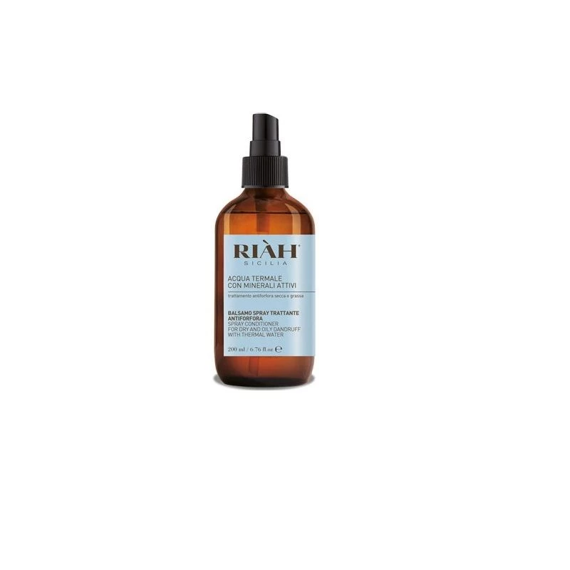 Riah Acqua Termale Balsamo Spray Antiforfora 200ml 1 Riah Acqua Termale Balsamo Spray Antiforfora 200ml