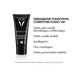 Vichy Dermablend SPF35 Fondotinta Fluido Coprente Tonalità 25 30ml -Negozio Di Prodotti Per La Cura vichy dermablend fondotinta correttore fluido 16 ore 25 nude 5 1654774670