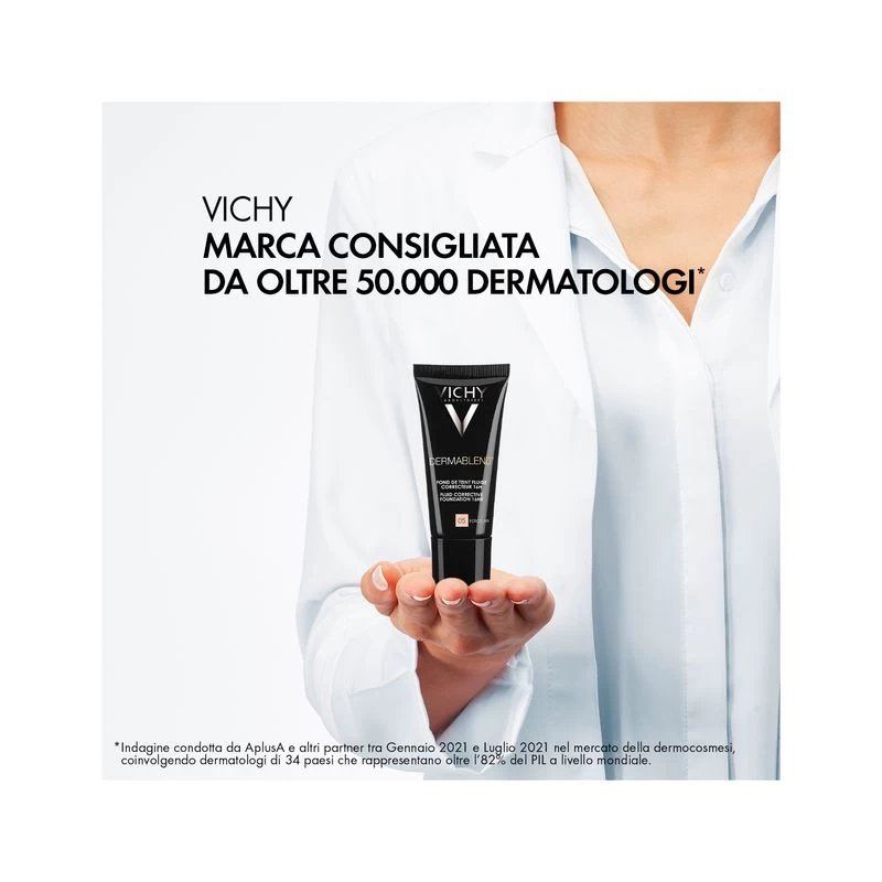 Vichy Dermablend SPF35 Fondotinta Fluido Coprente Tonalità 15 30ml 10 Vichy Dermablend SPF35 Fondotinta Fluido Coprente Tonalità 15 30ml - immagine 10